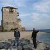 Ourianoupoli: Stratus e Sotiris due amici greci nei pressi della torre MACEDONIA OF 