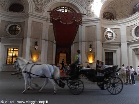 davanti agli appartamenti degli Asburgo