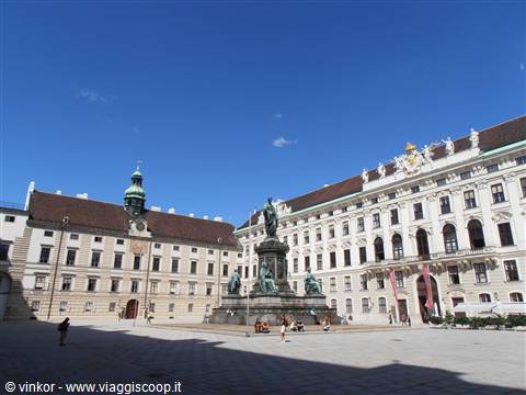 cortile interno dell'Hofburg