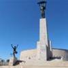 la statua della Libertà sulla collina della cittadella UNGHERIA 