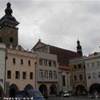 le vecchie case coi portici a Ceske Budejovice REPUBBLICA CECA 