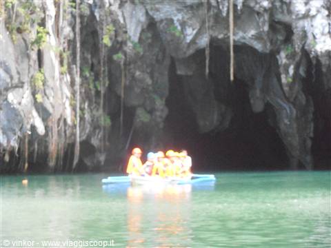 l'ingresso all'Underground river,isola di Palawan, Filippine