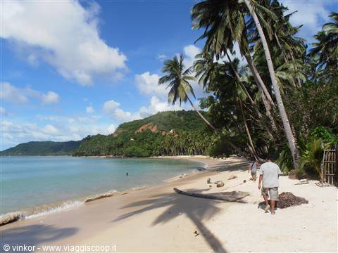 spiaggia di El Nido, isola di Palawan, Filippine