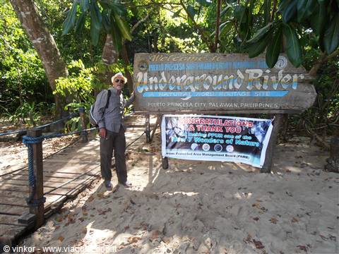 io all'Underground river, Palawan, Filippine