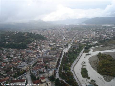 vista di Berat dalla rocca