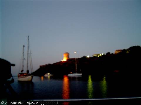 Capraia by night