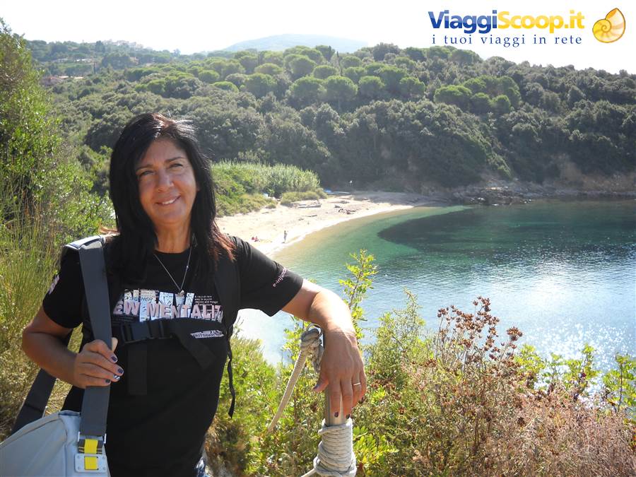 la splendida spiaggia di Zuccale