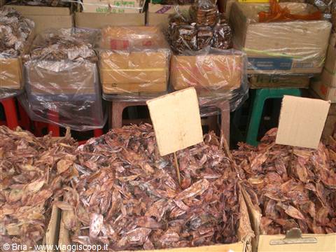 Mercato del pesce secco, Bangkok