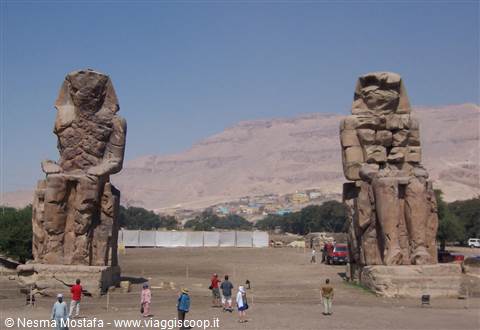 Colossi di Memnon, Luxor, Egitto