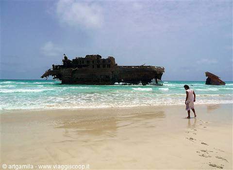 Praia de Santa Maria_ Il relitto