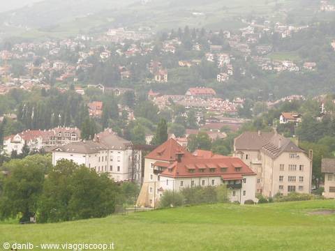 veduta di Bressanone dall'alto
