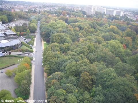 vista dall'Atomium