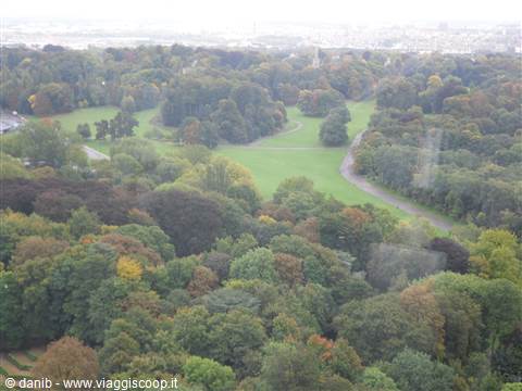 vista dall'atomium