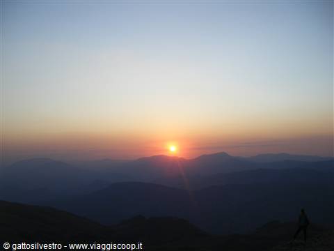 tramonto al Nemrut Dagi