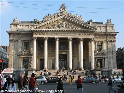Bruxelles - La Borsa Valori in Boulevard Anspach