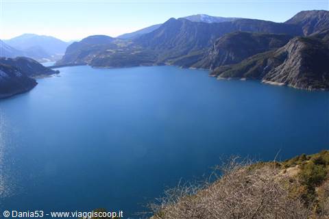 Panorama dal belvedere di Sauze-du-Lac