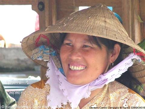donna del delta del Mekong