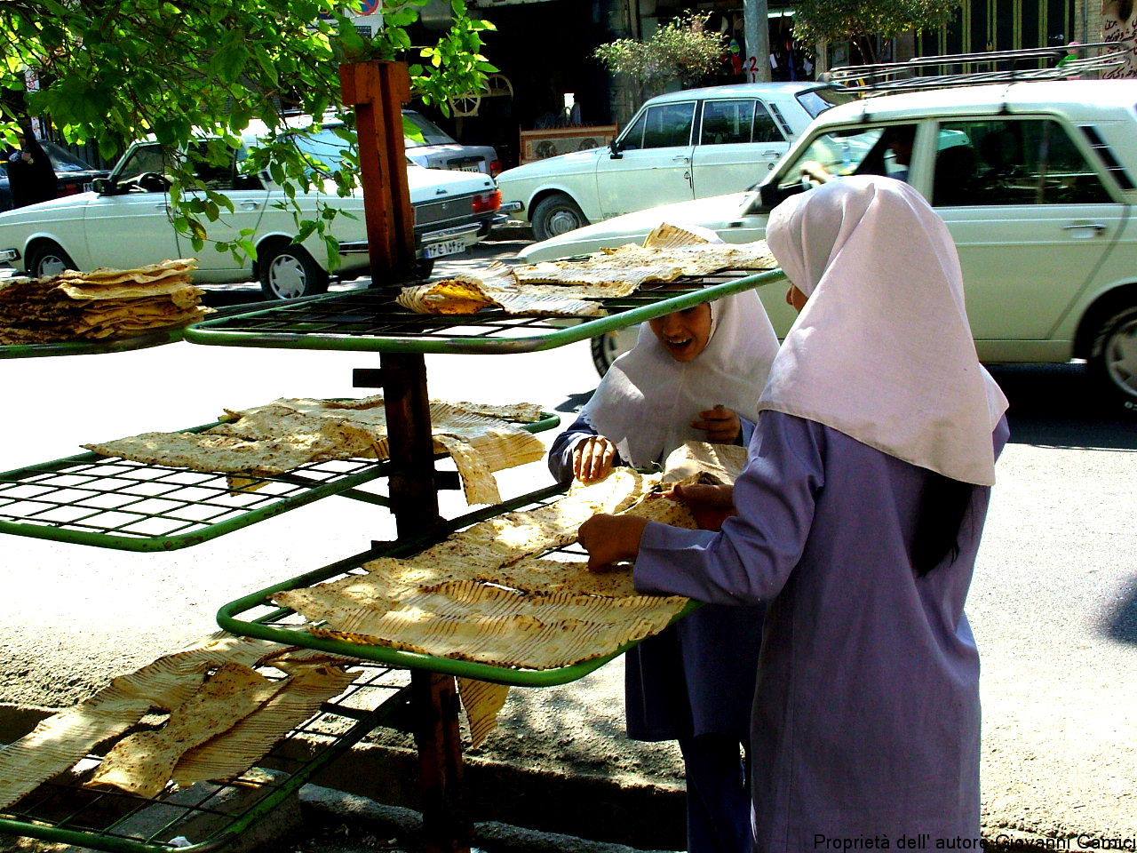 Messa in ordine del pane acquistato