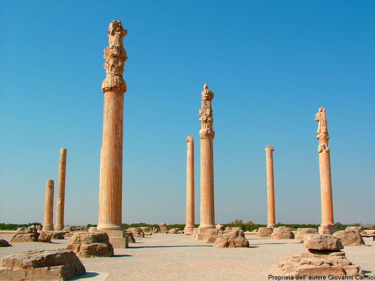 Persepoli-palazzo dell'Apadana