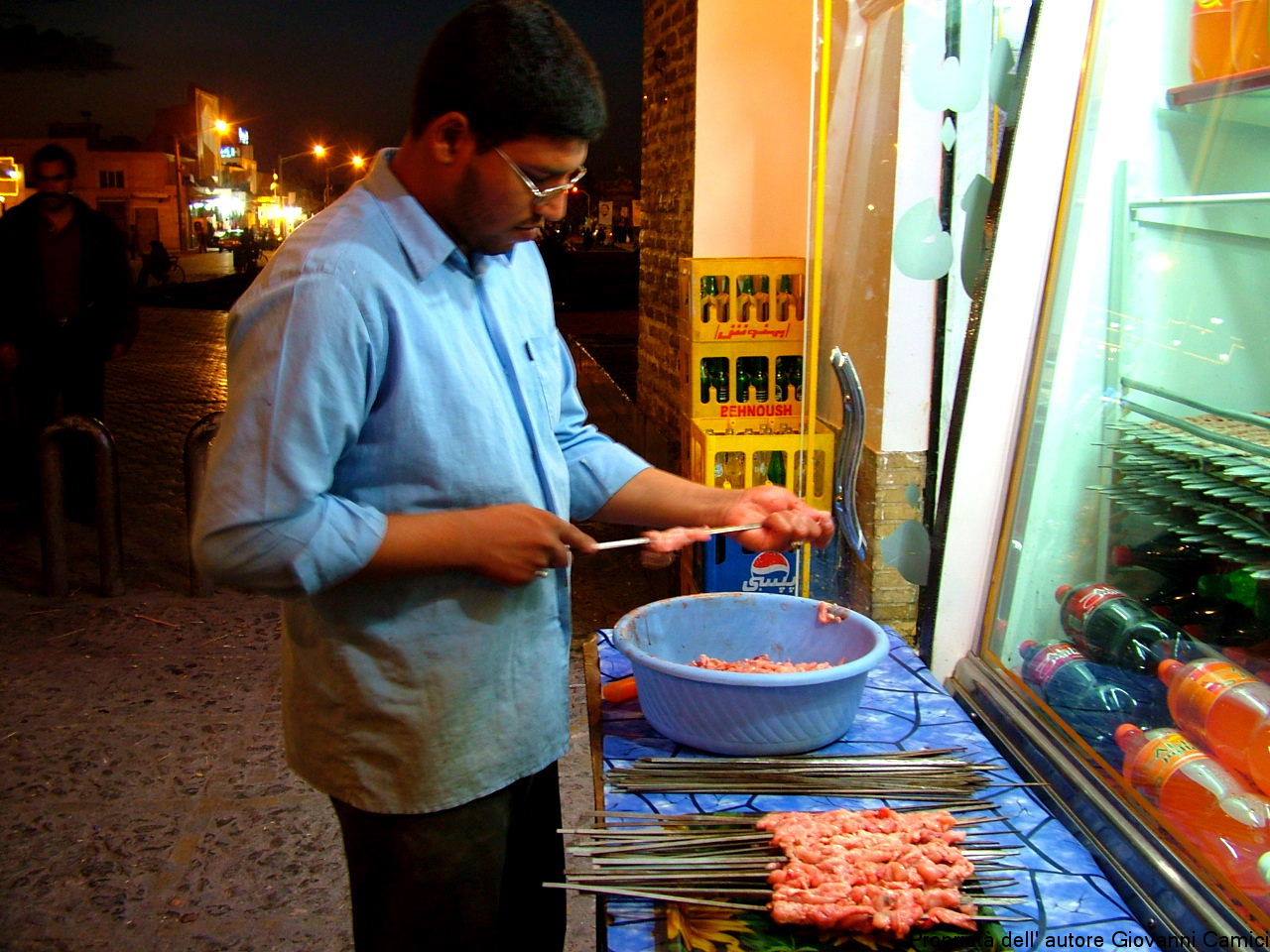 Preparazione del Kebab