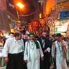 religiosi Sufi per il bazar di Isfahan. IRAN 