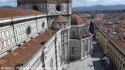 dall'alto del campanile di Giotto