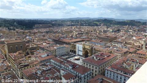veduta della città dal campanile di Giotto