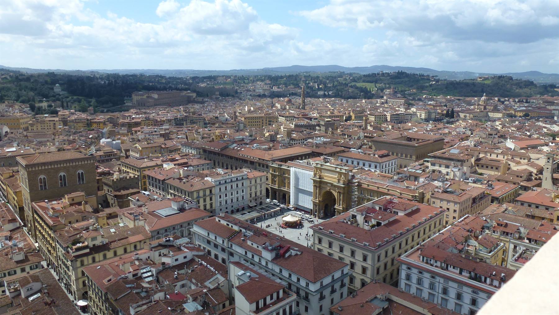 veduta della città dal campanile di Giotto