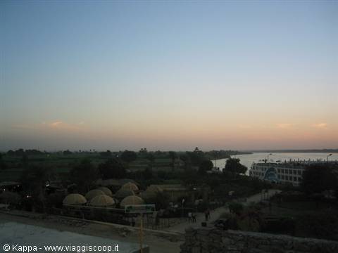 il Nilo prima del tramonto