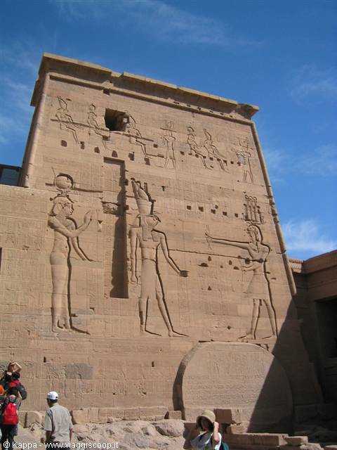 Particolare del tempio di Philae
