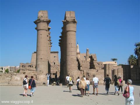 l'interno del Tempio di Luxor