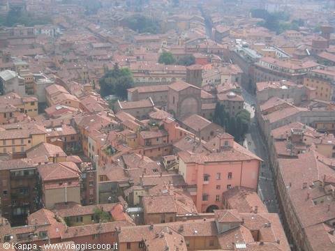 il complesso di S. Stefano dalla Torre degli Asinelli