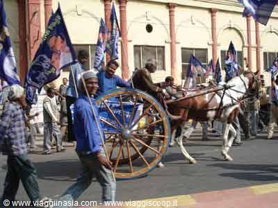 dimostrazione in lucknow