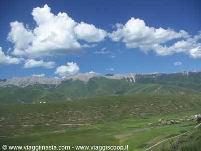 un paesaggio dal passo