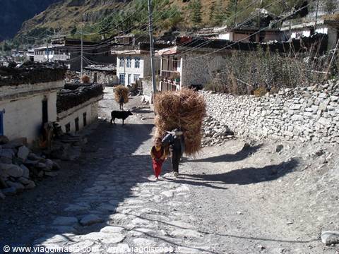 tukuche il villaggio
