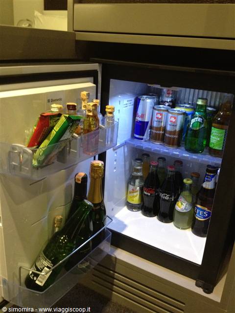 Fornitissimo frigobar al Meridien