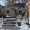 Cortile interno del Dervish Cave House, Goreme TURCHIA 