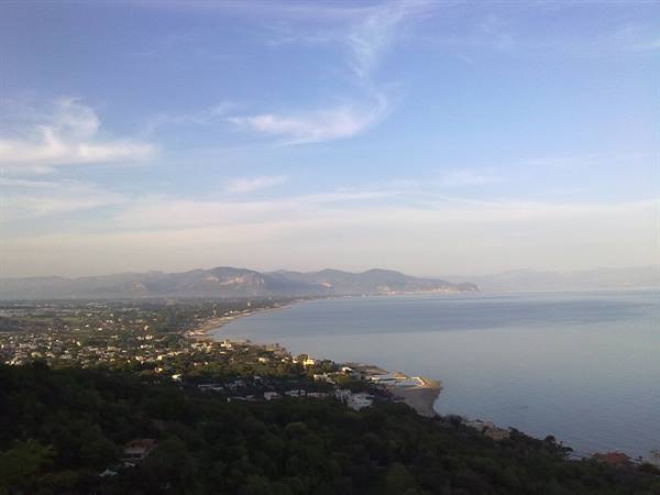 Panorama dalla strada del faro - San Felice e Terracina