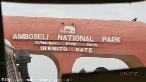 L'ingresso dell'Amboseli