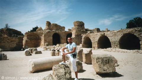 Le rovine delle terme di Antonino