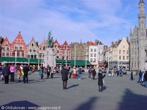 Bruges, la piazza principale