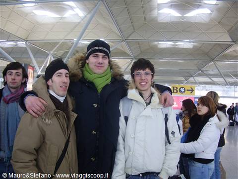 Mauro, Raffa e MIke.... appena atterati a Londra...