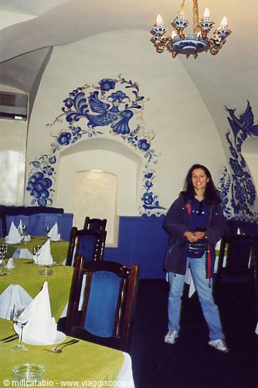 all'interno del ristorante