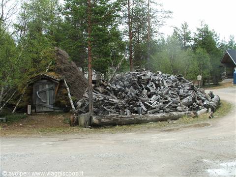 Magazzino sami per cibo.