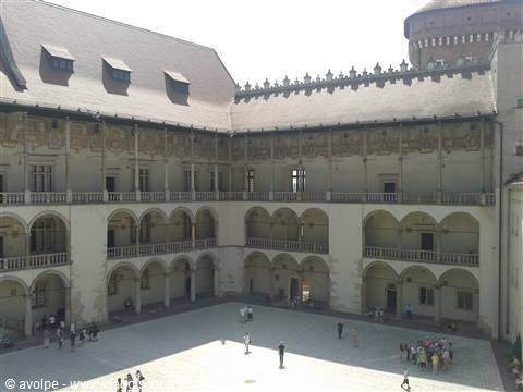 Castello di Wawel, cortile interno