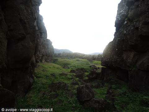 La faglia a Pingvellir!