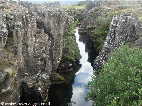 La faglia a Pingvellir!