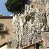 Cervara di Roma,sculture scolpite nella roccia ITALIA 