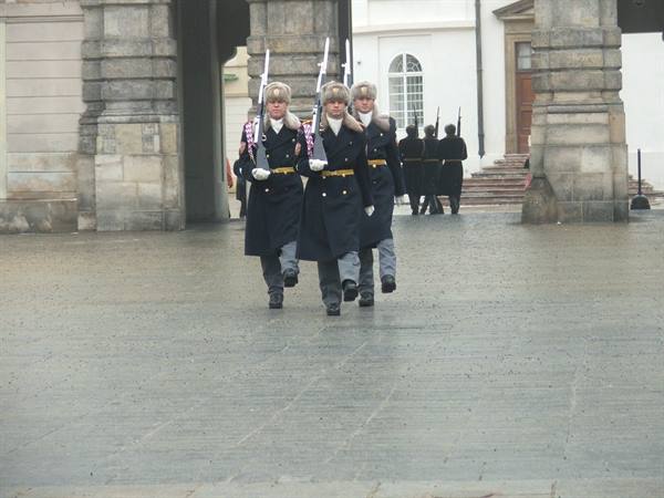 Castello, cambio della guardia
