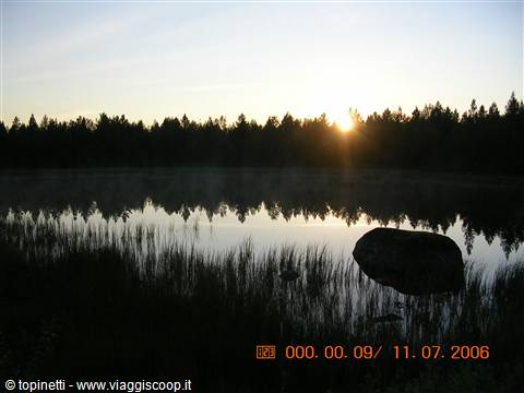 Lago di Inari ore 23.45